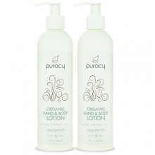 Puracy Organic Hand & Body Lotion - The BEST Lightweight Natural Moisturizer - All Skin Types - Developed by Doctors with