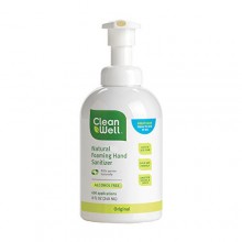 Cleanwell All-natural Foaming Hand Sanitizer, Original Scent, 8-Ounce (Pack of 3)
