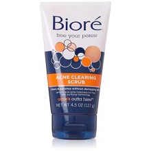 Biore Acne Clearing Scrub (1% d'acide salicylique), 4.5 Ounce