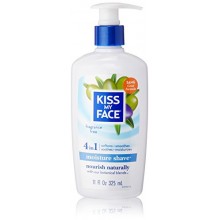 Kiss My Face Moisture Shave, Fragrance Free, 11 oz