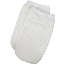 Paraffin Wax Therapy / Self Tanning Spa Cloth Mitts (3 Pack) (White) by Simply Beauty