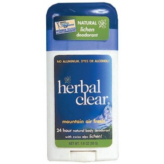 Herbal Clear Mountain Air Fresh Deodorant Stick, Swiss Alps Lichen, 1.8 Ounce