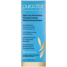 PURA D'OR Hair Loss Prevention Therapy Intense Moisturizing Masque, 12 Fluid Ounce