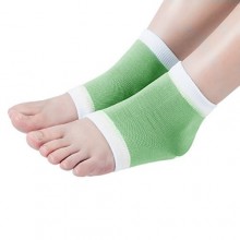 webueat gel hidratante Calcetines Reparación suave seco talón agrietado, Verde-Blanco