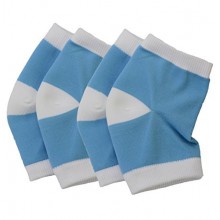 Makhry 2 Pairs Moisturising Silicone Gel Heel Socks for Dry Hard Cracked Skin Moisturizing Open Toe Comfy Recovery