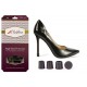 Black Clickless® Heel Protectors