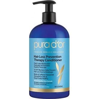 PURA D'OR Hair Loss Prevention Therapy Conditioner, 16 Fluid Ounce