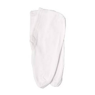 Spa hermana White "estiramiento del algodón" Calcetines humedad durante la noche (97% algodón 3% Lycra)