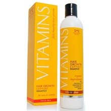 Vitamins Hair Loss Shampoo - 121% Regrowth and 47% Less Thinning - With DHT Blockers and Biotin for Hair Growth - 2 Month