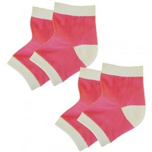 Calcetines talón Bodiance Gel hidratante para la reparación y curación de la agrietada, seca, piel áspera de los pies (2 pares)