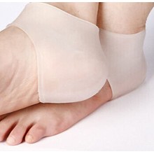 1 paire Gel Heel manches hydratantes Chaussettes silicone Heel Ankle Pain Relief Coussin