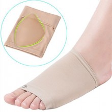 Aokbean Comfort Gel Pad Arco Arco de la piel Gel Band fascitis plantar del pie Brace ayuda de la manga para los pies planos - 1 