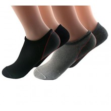 Makhry 2 pares Si no se presenta el gel hidratante SPA Calcetines talón para pies secos agrietado por tamaño 4 -7.5 (Negro y gri