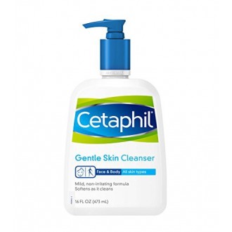 Cetaphil Gentle Skin Cleanser, para todos los tipos de piel, botellas de 16 onzas (paquete de 2)