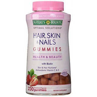 Nature's Bounty Hair Skin and Nails, 230 Gummies