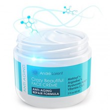 Mejor crema facial para las arrugas y el envejecimiento anti - Daily Moisturizer con Matrixyl + Argireline + Ácido Hialurónico +