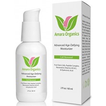 Amara Organics Anti Aging Crème Visage Hydratant avec resvératrol &amp; Peptides, 2 fl. oz