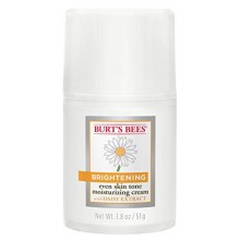 Las abejas de Burt Brightening tono de la piel crema hidratante, 1,8 onzas