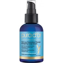 PURA D'OR Hair Loss Prevention Therapy Energizing Scalp Serum, 4 Fluid Ounce