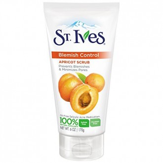 St. Ives Naturally Clear Blemish and Blackhead Control Scrub, Apricot, 6 Ounce