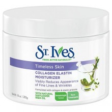 St. Ives piel Timeless colágeno elastina crema hidratante facial 10 oz (Pack de 2)