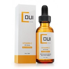 La vitamina C natural Serum 20% - Profesional contra el envejecimiento cuidado de la piel de la cara con ácido hialurónico + pot