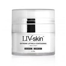 LIV-skin Number 1 Dr. Recommended Anti Aging Neck Firming Cream | Extreme Lifting & Contouring Neck Cream for Tightening