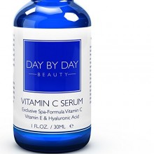 Day by Day Beauty vitamine C, E, Acide Hyaluronique Sérum, 1 fl Anti-Aging. Oz. avec E-Book