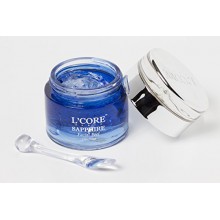 L'núcleo París Peel de zafiro con extractos orgánicos - Tamaño 1,7 oz / 50ml - anti-envejecimiento de la exfoliación facial infu