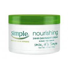 Simple Kind to Skin Cream, Nourishing 24 Hour Day and Night 1.7 oz