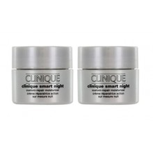 Clinique Smart Night Custom-Repair Moisturizer Cream Dry Combination Skin - 1oz/30ml (2 x .5oz/15ml each)