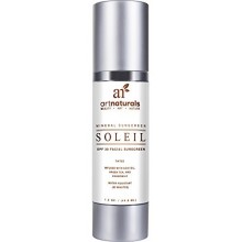 Art Naturals Facial Sunscreen SPF 30 & Tinted Moisturizer / Anti Aging Cream - 1.5 oz Water Resistant 80 Minutes - Made with