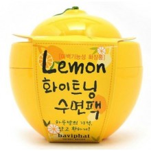 Cosméticos de Corea, Baviphat_ limón para blanquear paquete de dormir (100 g, nutrición, hidratación) [001KR]