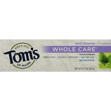 Tom de Maine Total Care fluoruro de pasta de dientes de menta verde, 4.7 onza, 2 Contador