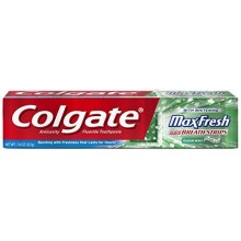 Colgate Max pasta de dientes, limpio fresco de la menta, 7,8 onza