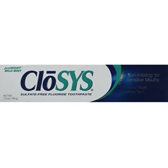 Closys Fluoride Toothpaste, Mild Mint, 7 Ounce
