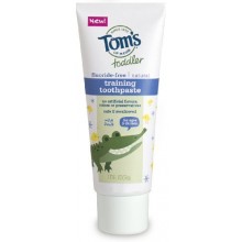 Tom's of Maine Toddlers Fluoride-Free Natural Toothpaste in Gel, Mild Fruit, 1.75 Ounce, 3 Count