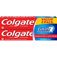 Colgate Cavity Protection pasta de dientes, de 6 onzas, 2 Contador