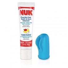 NUK Infant/Baby Tooth and Gum Cleanser with 1.4 Ounce Toothpaste