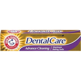 Arm &amp; Hammer Dental Care Fluoride Toothpaste, nettoyage Advance, Force maximale, Fresh Mint 6,3 oz (178 g) (Pack of 6)