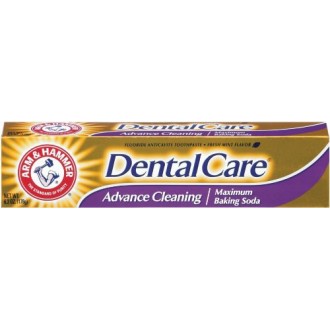 Arm &amp; Hammer Cuidado Dental Pasta de Dientes Fluor, Servicio de Advance, fuerza máxima, menta fresca 6,3 oz (178 g) (paquete