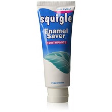 Squigle - Squigle pasta de dientes, menta, 4 de onza (Pack de 2)