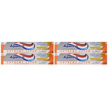Aquafresh Extreme Clean blanquea la acción de la crema dental, 5,6 onzas (paquete de 4)