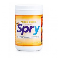 Xlear, Spry Xylitol Gum, Fresh Fruit, 600 Count