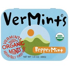 Todas las pastillas de menta VerMints naturales, latas de 1,41 onzas (paquete de 6)