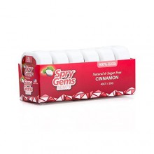 XLEAR Spry Gems Mints, Cinnamon, 6 Count