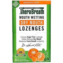 TheraBreath Mouth mouillants Pastilles, Mandarin Mint (100 ch)