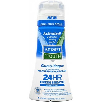 SmartMouth Gum and Plaque Mouthwash, Mint, 16 Fluid Ounce