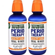 TheraBreath Dentiste PerioTherapy SAIN GOMMES Recommandé Rinçage Oral, 16,9 Ounce (Pack de 2)