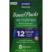 Smartmouth enjuague bucal paquetes Clean Mint 10 Cada Uno (Pack de 3)